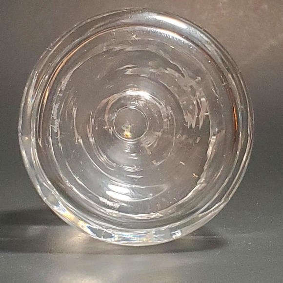 1900s Clear Glass Ink Well Desk Accessory Vintage Antique EUC - Picture 8 of 12
